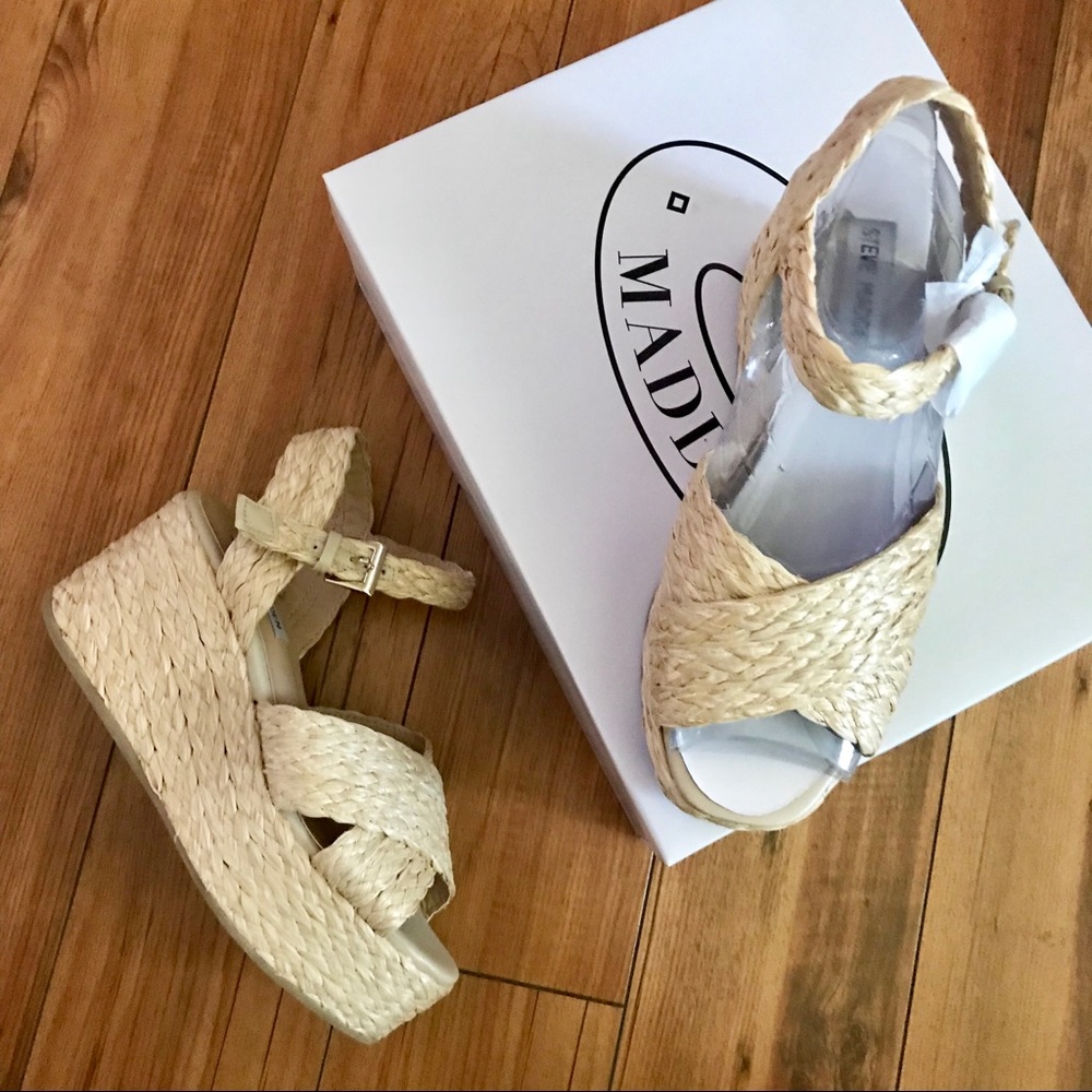 Steve Madden Pam Espadrille Wedges size 9